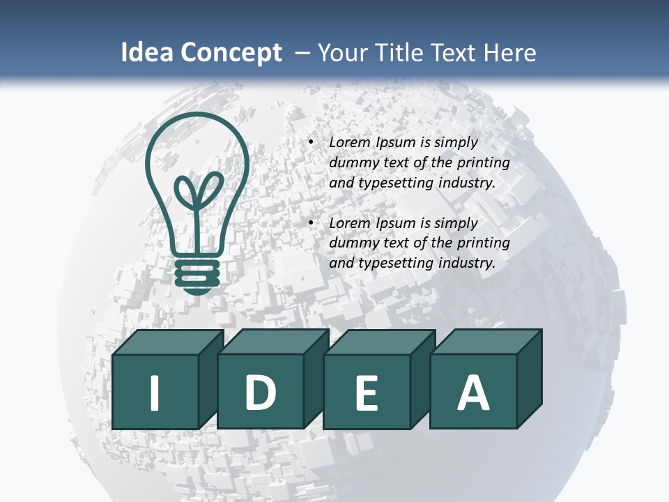 Europe Structure Concept PowerPoint Template