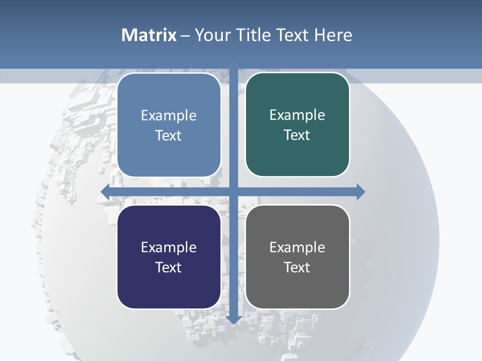 Atlas Land Globe PowerPoint Template