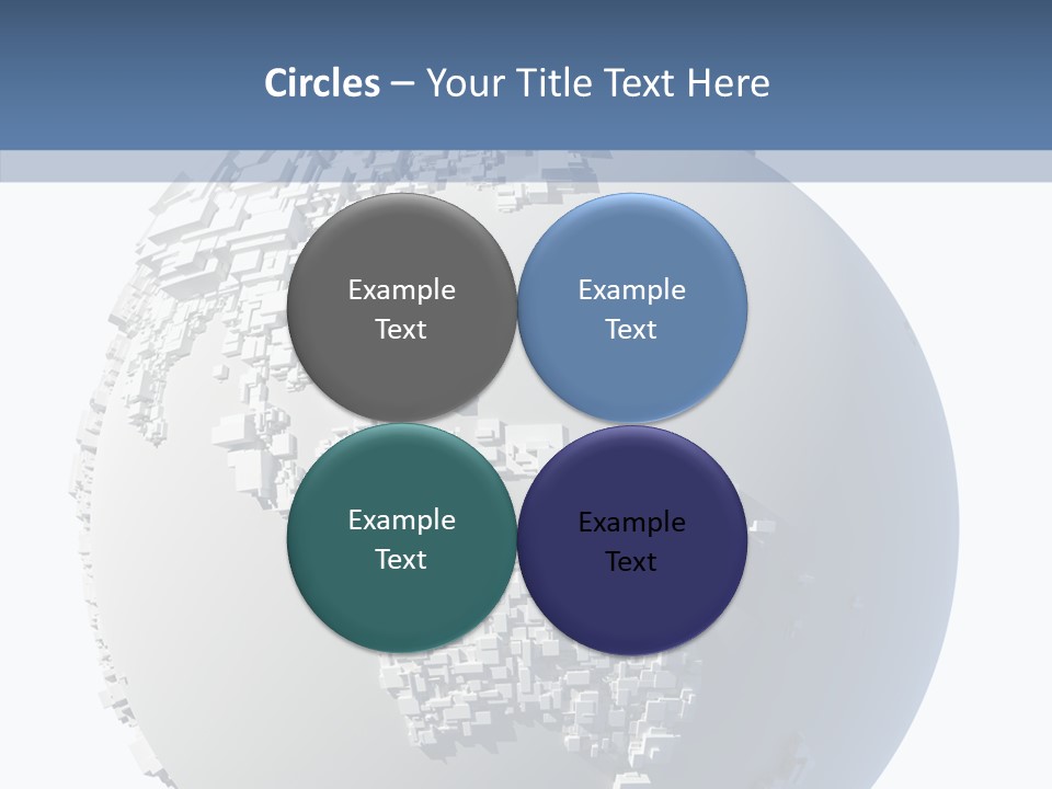Atlas Land Globe PowerPoint Template