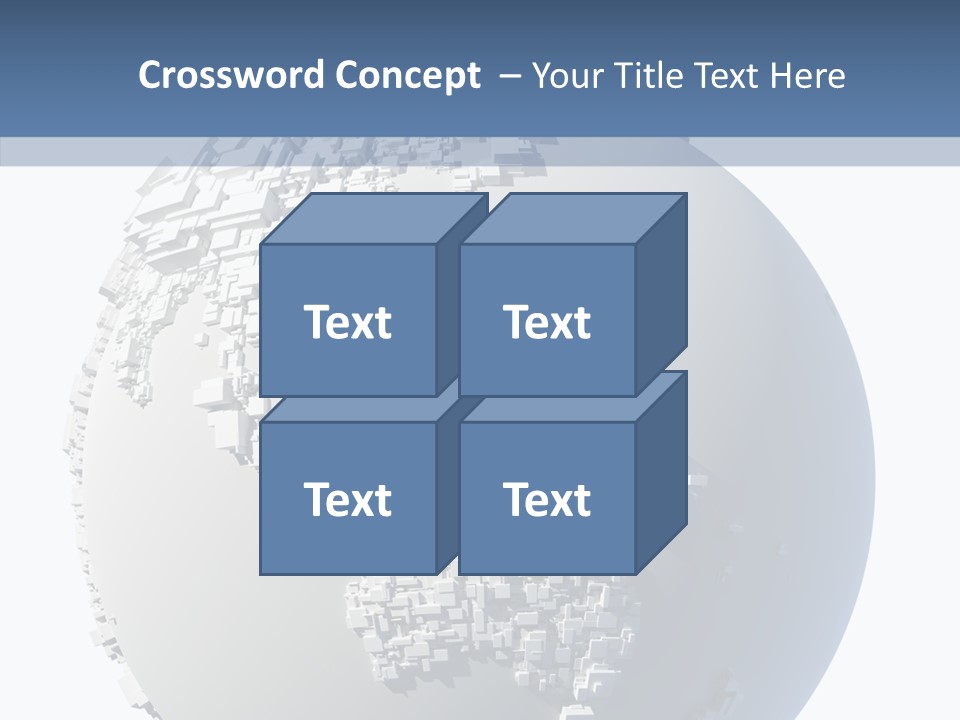 Atlas Land Globe PowerPoint Template