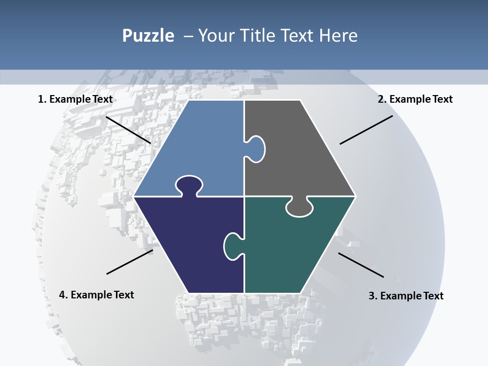 Atlas Land Globe PowerPoint Template