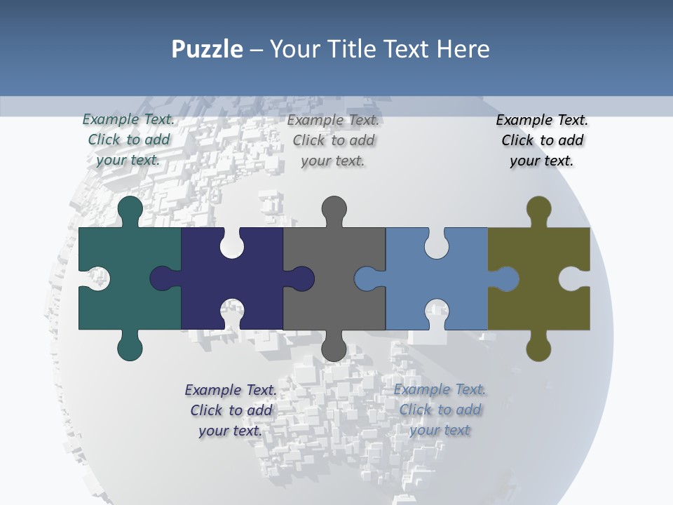 Atlas Land Globe PowerPoint Template