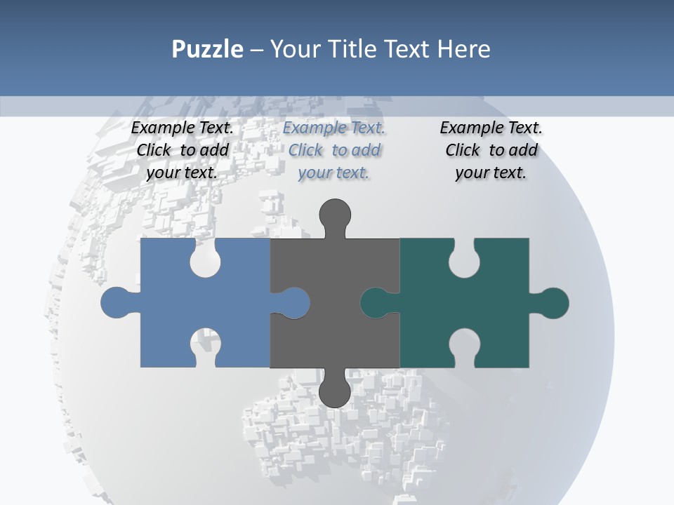 Atlas Land Globe PowerPoint Template