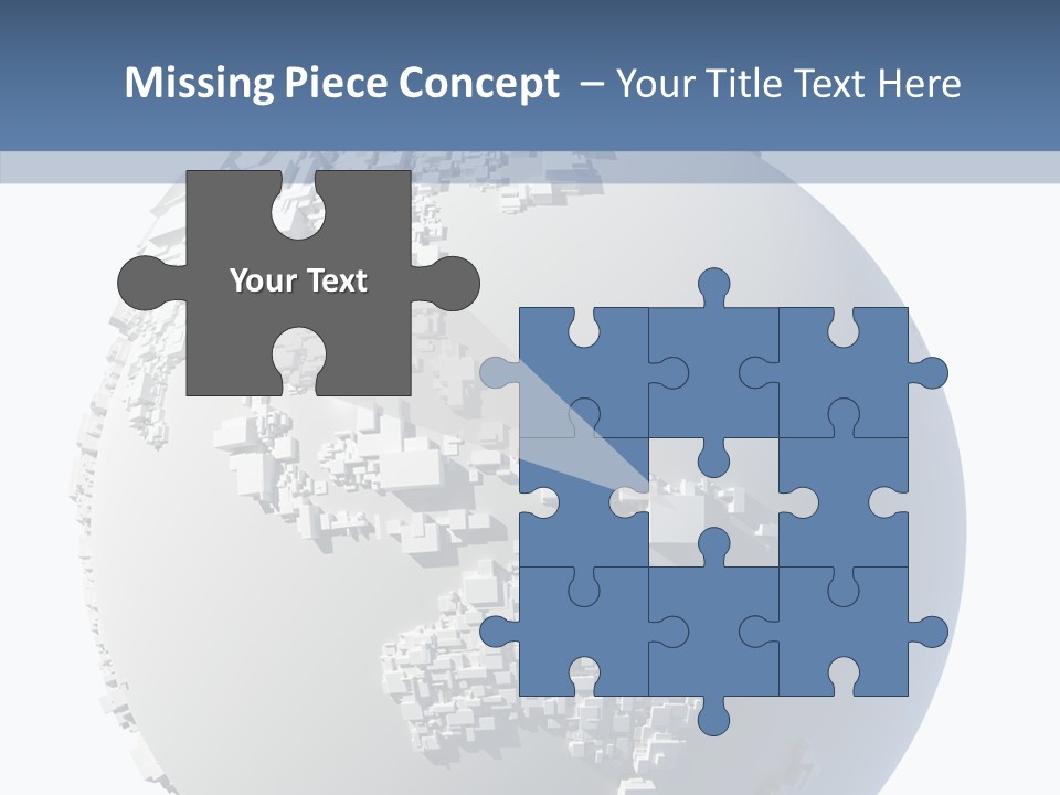 Atlas Land Globe PowerPoint Template