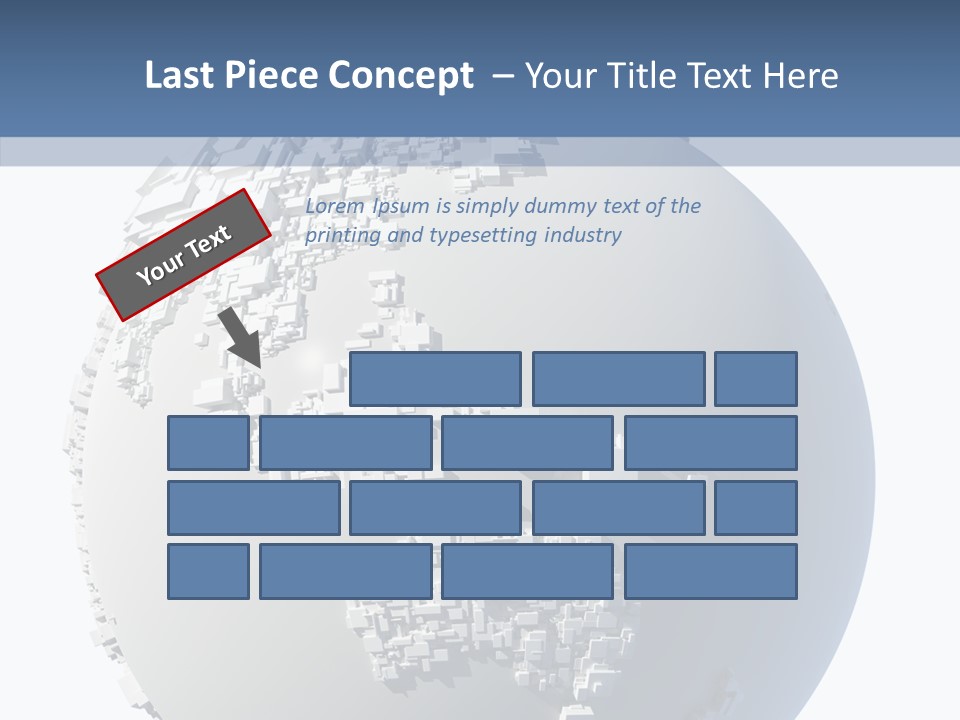 Atlas Land Globe PowerPoint Template