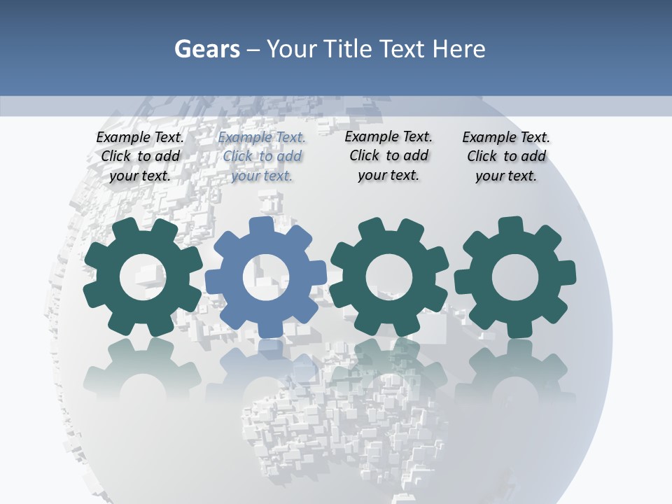 Atlas Land Globe PowerPoint Template