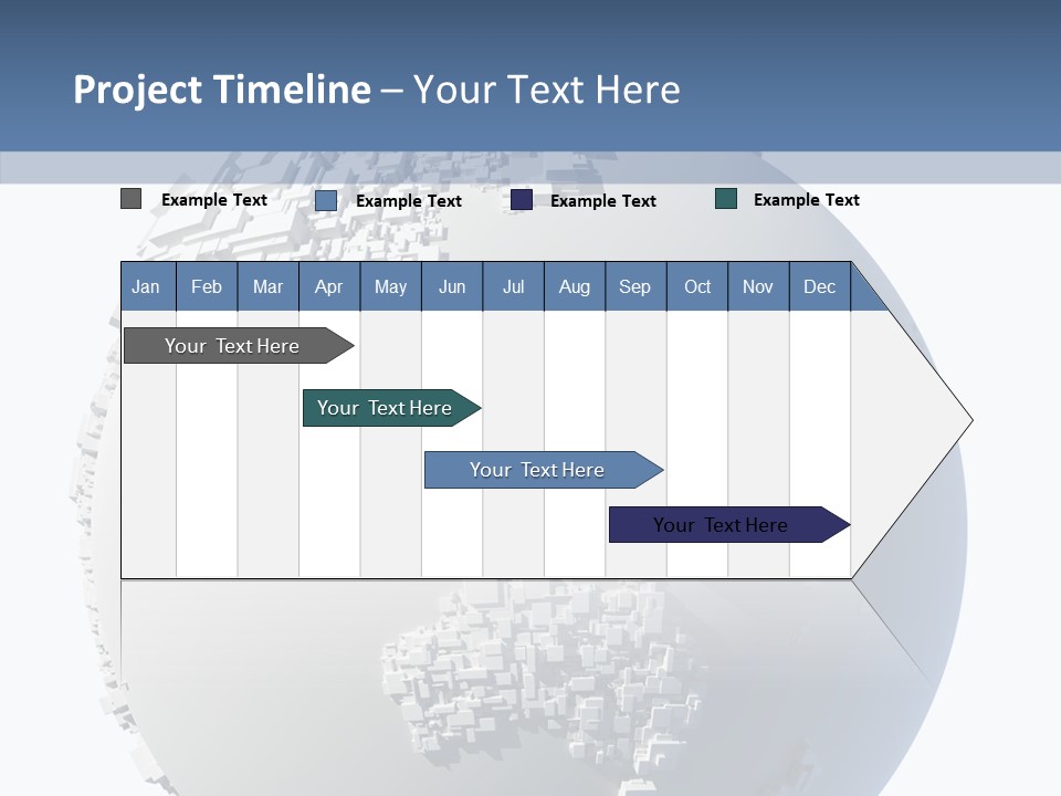 Atlas Land Globe PowerPoint Template