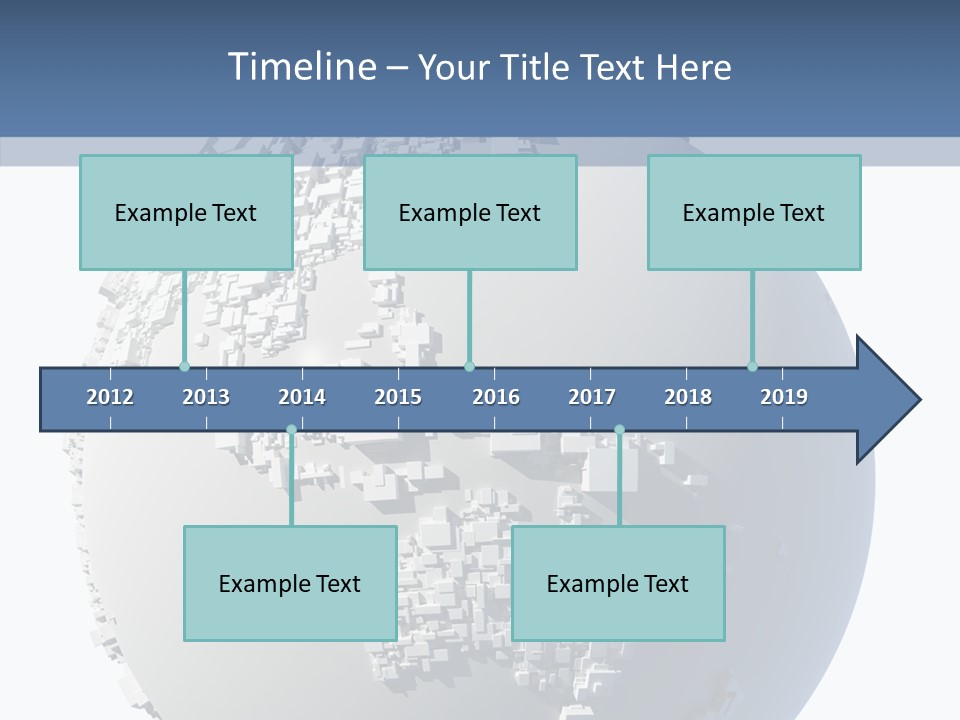 Atlas Land Globe PowerPoint Template