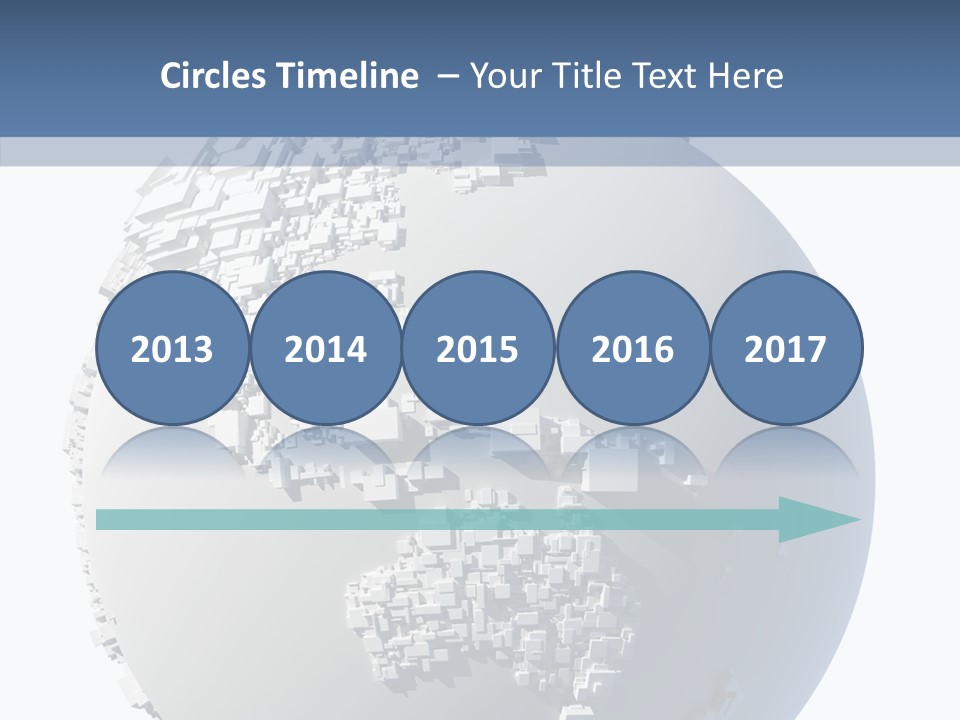 Atlas Land Globe PowerPoint Template