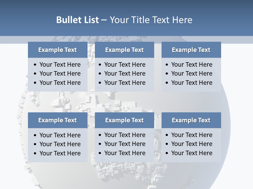 Atlas Land Globe PowerPoint Template