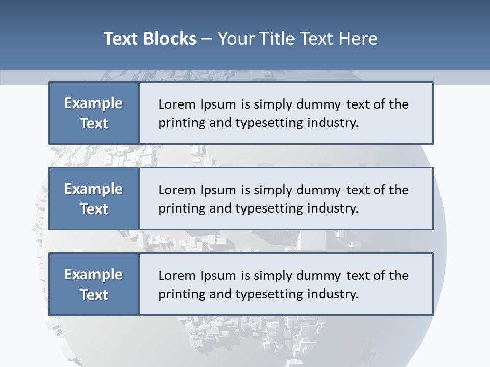 Atlas Land Globe PowerPoint Template