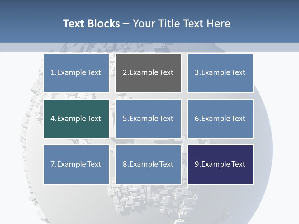 Atlas Land Globe PowerPoint Template