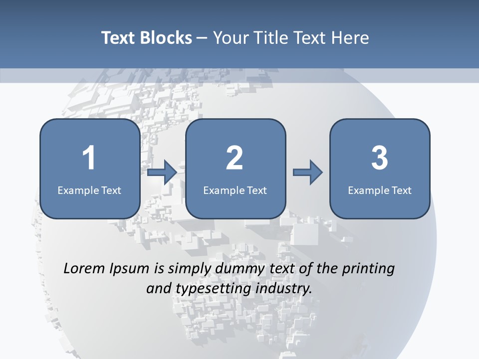 Atlas Land Globe PowerPoint Template