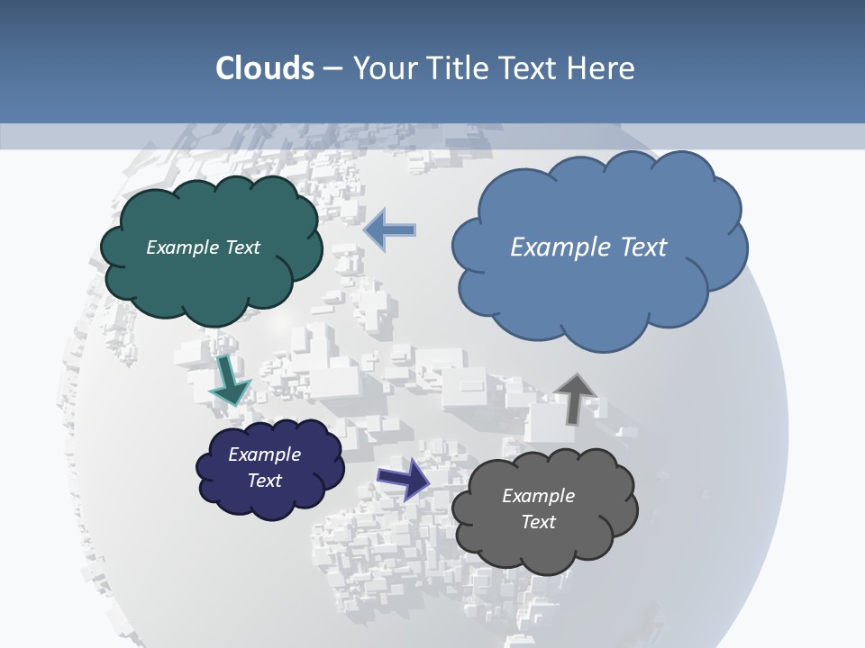Atlas Land Globe PowerPoint Template