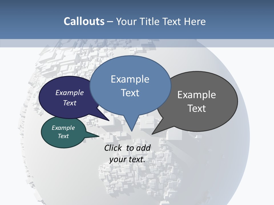 Atlas Land Globe PowerPoint Template