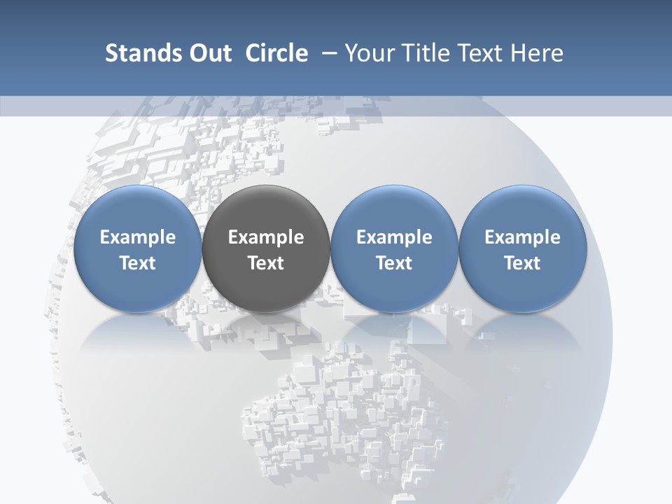 Atlas Land Globe PowerPoint Template