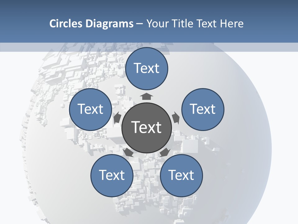 Atlas Land Globe PowerPoint Template