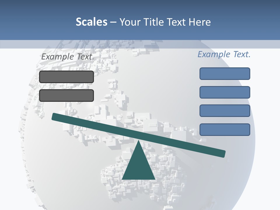 Atlas Land Globe PowerPoint Template