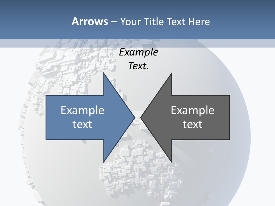 Atlas Land Globe PowerPoint Template