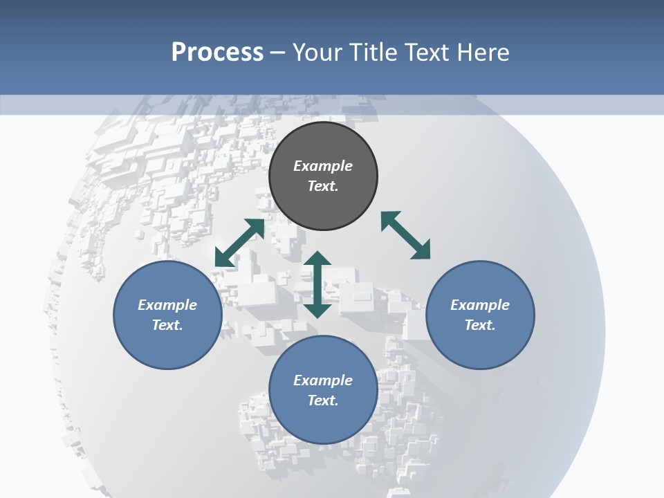 Atlas Land Globe PowerPoint Template