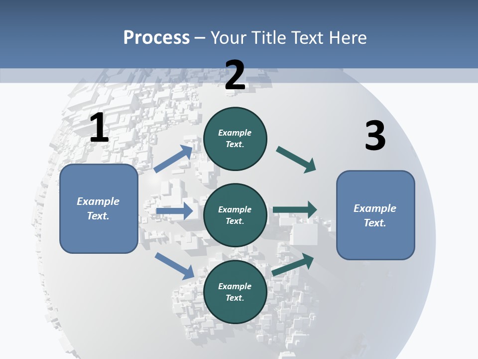 Atlas Land Globe PowerPoint Template