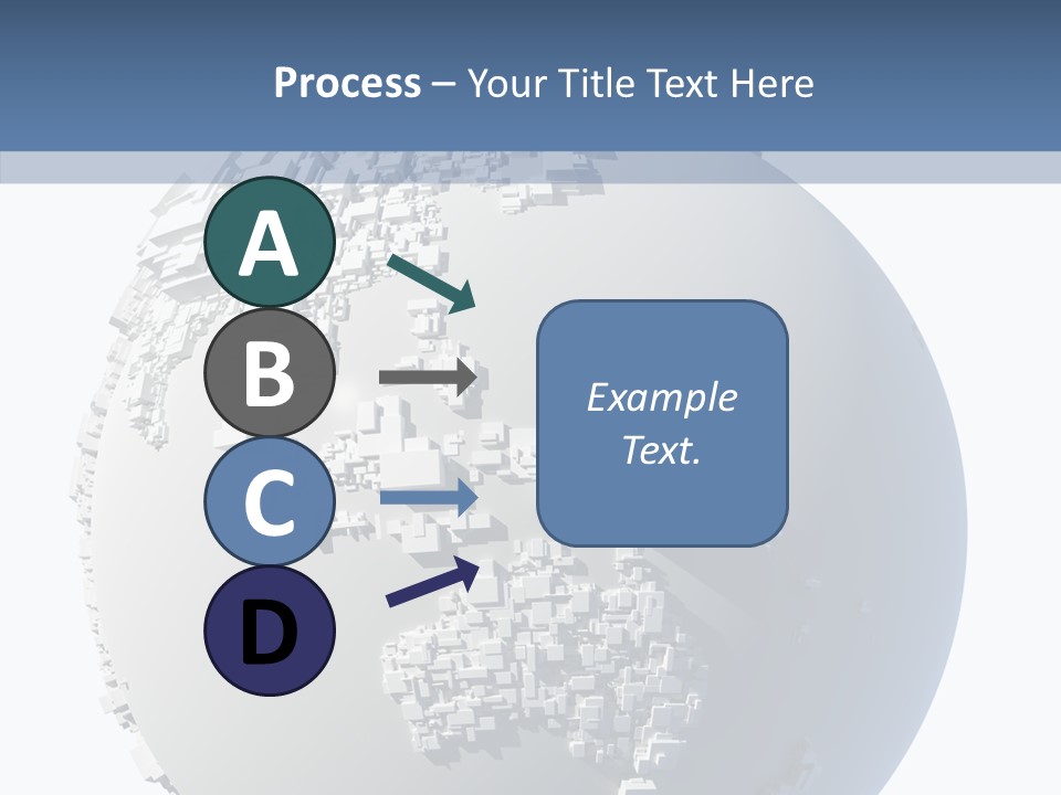 Atlas Land Globe PowerPoint Template