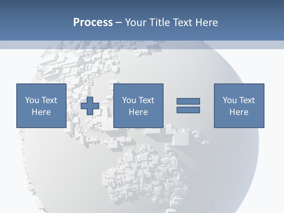 Atlas Land Globe PowerPoint Template