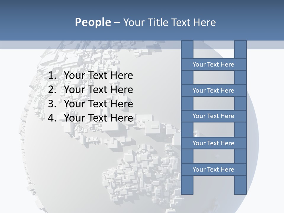 Atlas Land Globe PowerPoint Template