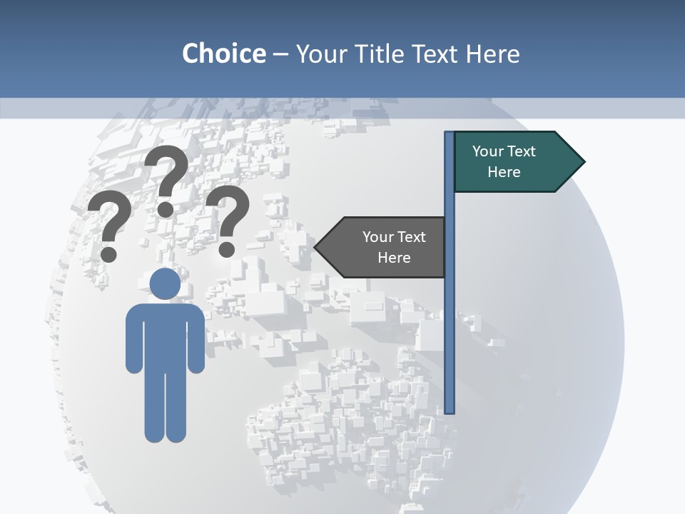 Atlas Land Globe PowerPoint Template