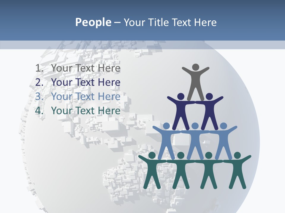 Atlas Land Globe PowerPoint Template
