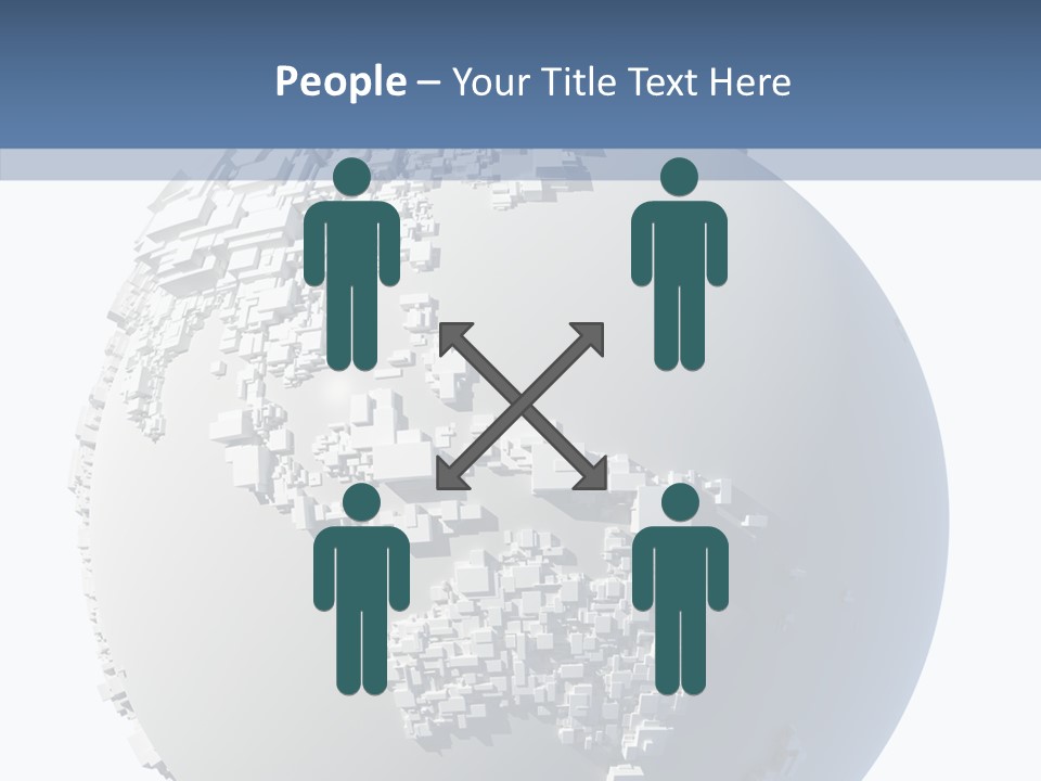 Atlas Land Globe PowerPoint Template