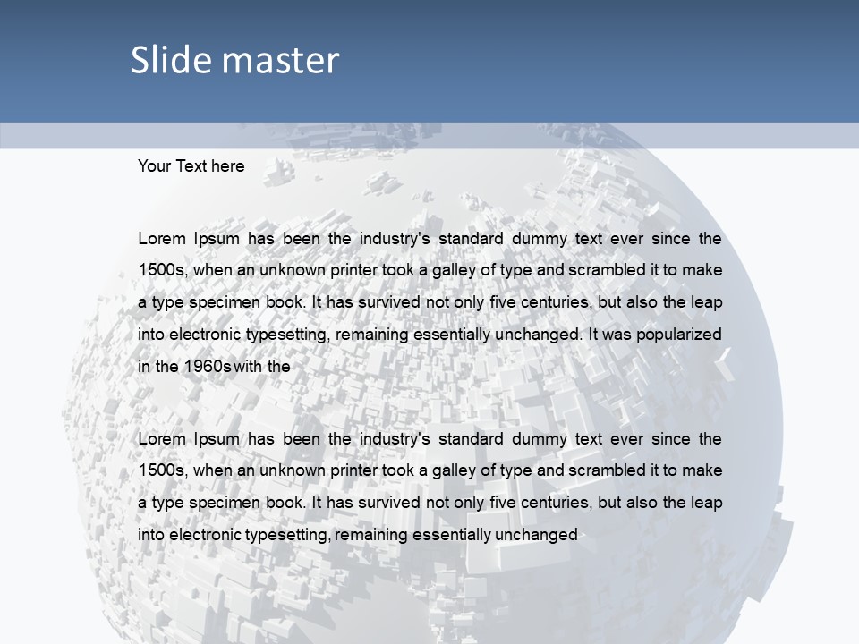 Industrial World Africa PowerPoint Template