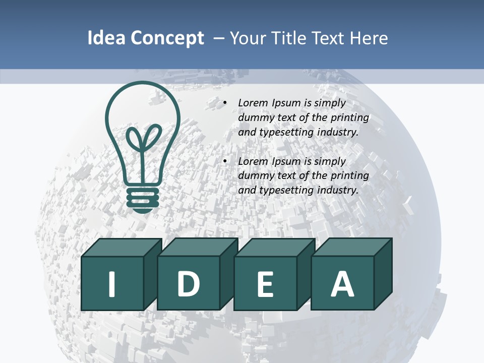 Industrial World Africa PowerPoint Template