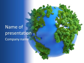 Climate Color Forest PowerPoint Template