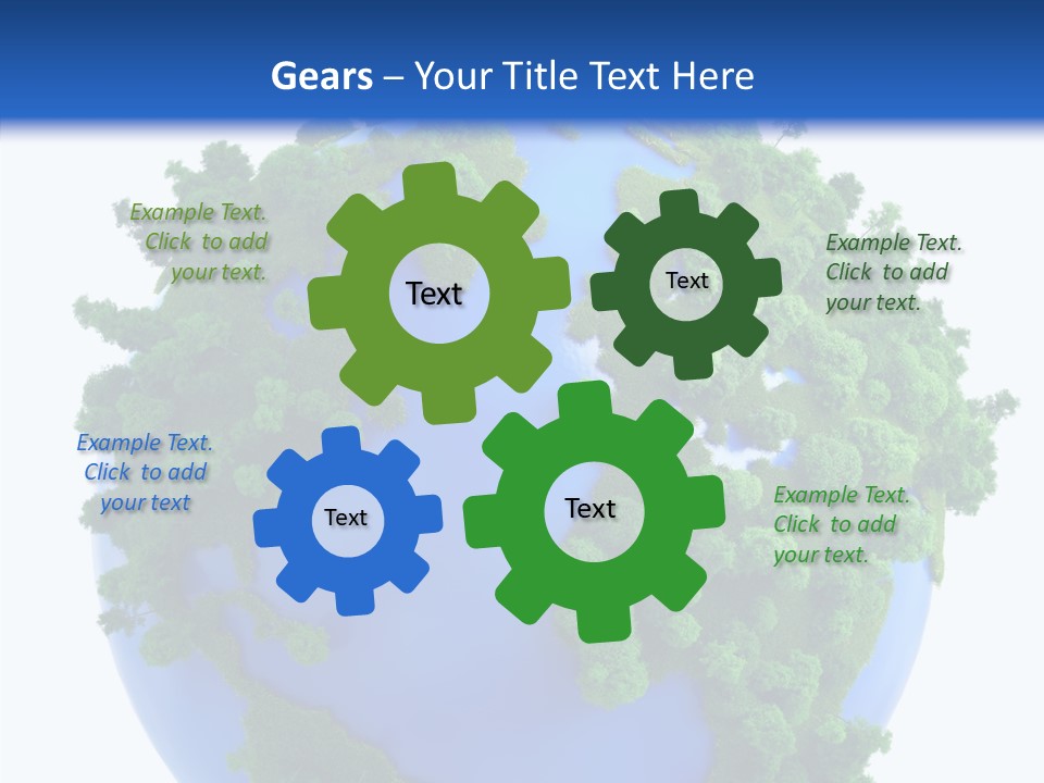 Climate Color Forest PowerPoint Template