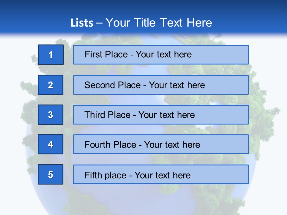 Climate Color Forest PowerPoint Template