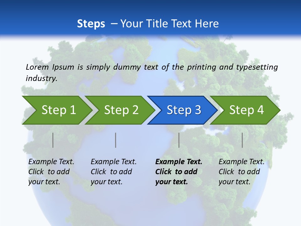 Climate Color Forest PowerPoint Template