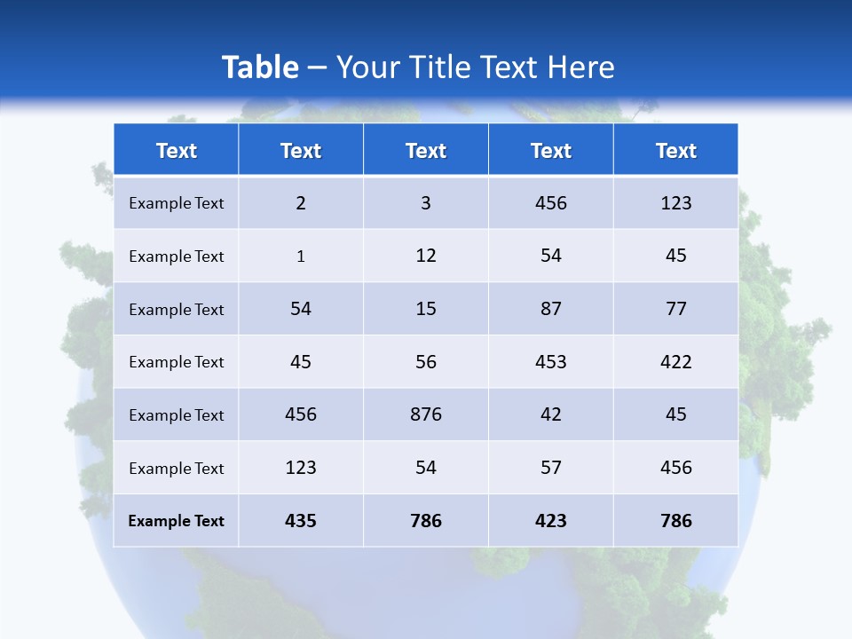 Climate Color Forest PowerPoint Template
