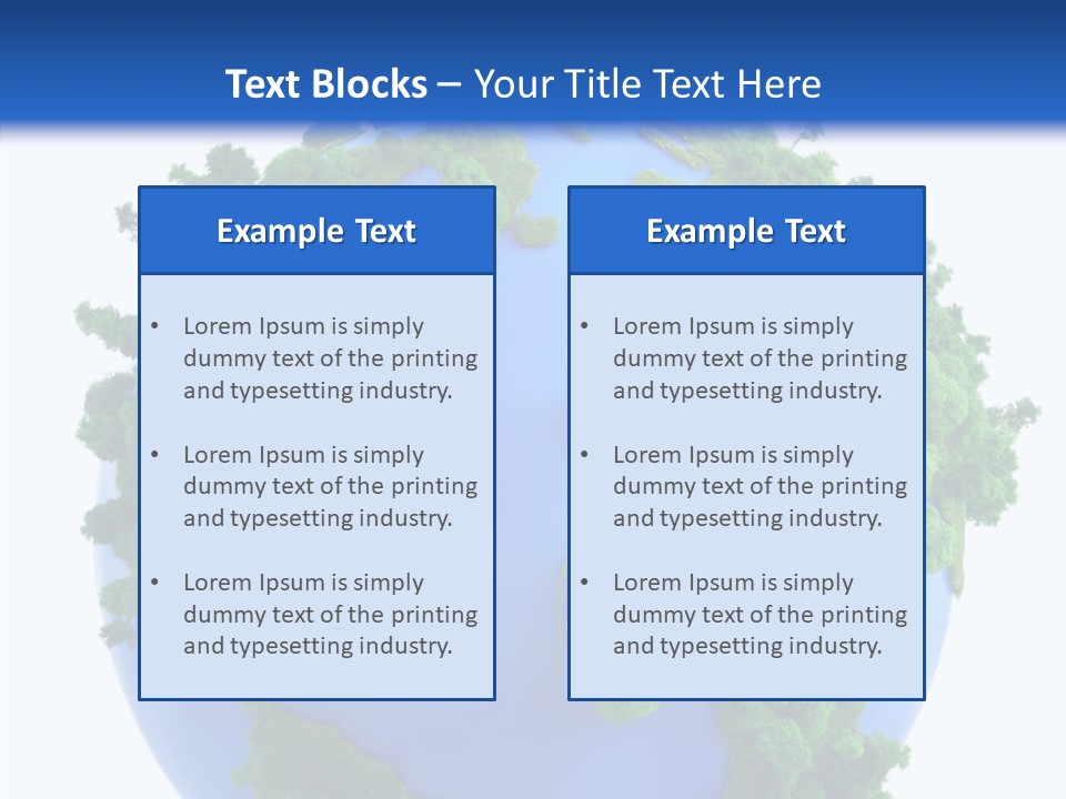 Climate Color Forest PowerPoint Template