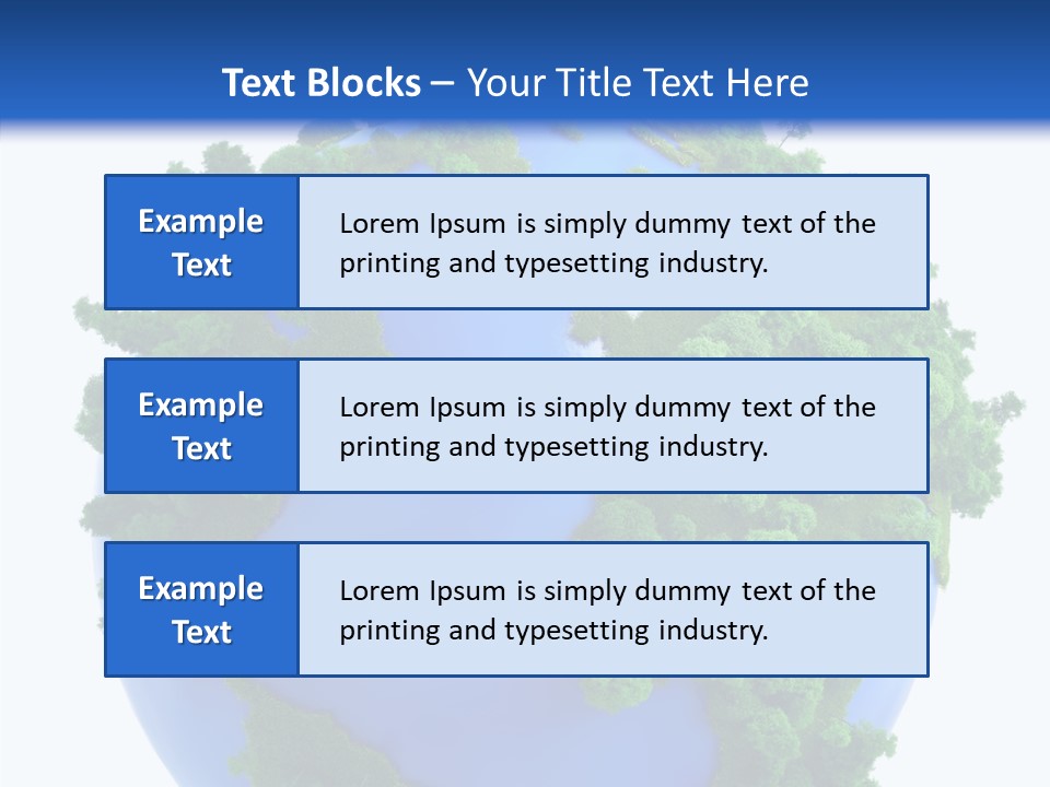 Climate Color Forest PowerPoint Template