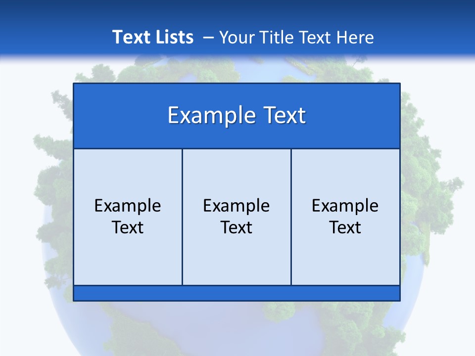 Climate Color Forest PowerPoint Template