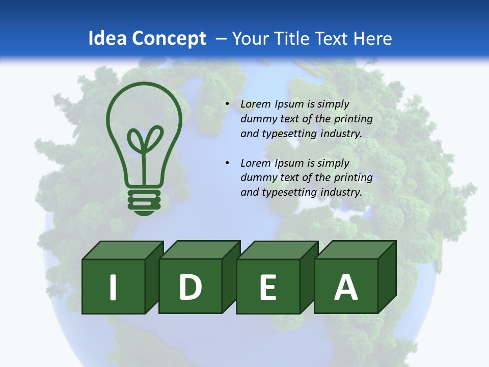 Climate Color Forest PowerPoint Template