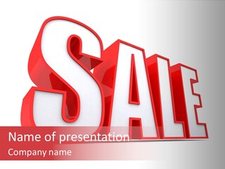 Reduction Buy Sellout PowerPoint Template