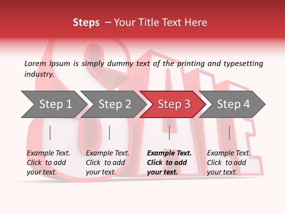 Reduction Buy Sellout PowerPoint Template
