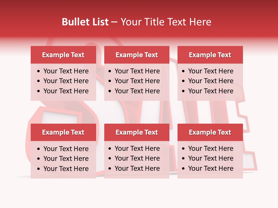Reduction Buy Sellout PowerPoint Template