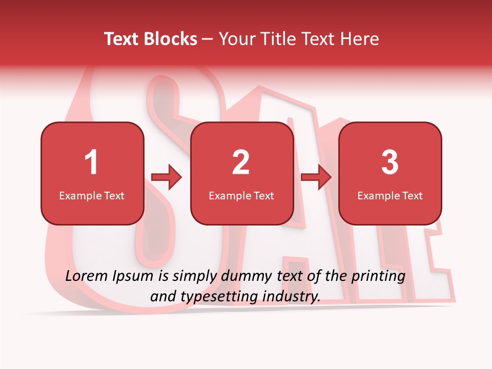 Reduction Buy Sellout PowerPoint Template