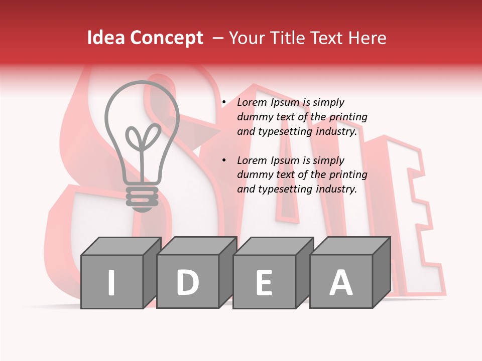 Reduction Buy Sellout PowerPoint Template