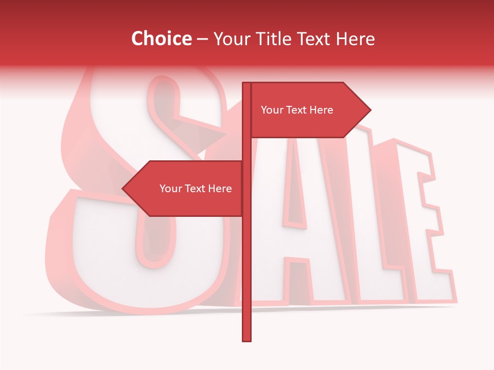 Reduction Buy Sellout PowerPoint Template