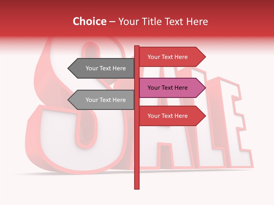 Reduction Buy Sellout PowerPoint Template