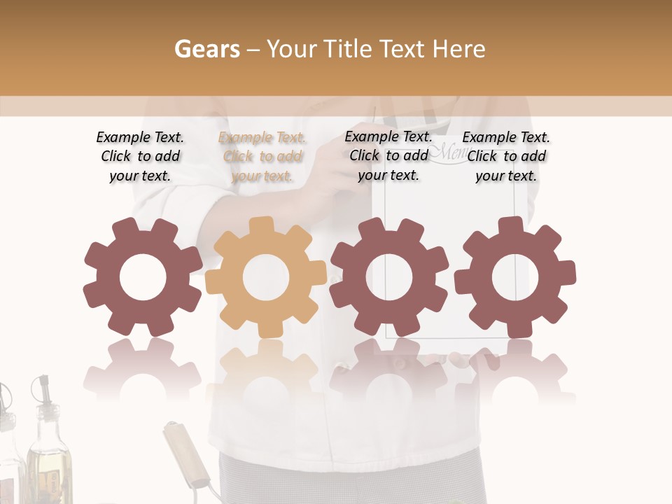 Chef Pizza Male PowerPoint Template